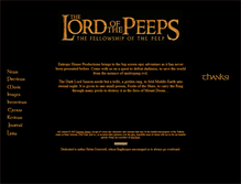 Tablet Screenshot of lordofthepeeps.com